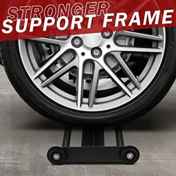 GMWD Glute Ham Glider, Commercial Glute Hamstring Roller with Smooth Wheels, Multi-Function Exercise Wheels, Home Gym Full Body Workout AB Training