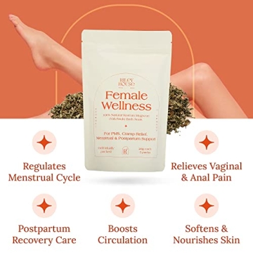 Riley House Mugwort Herbal Bath Soak for Women