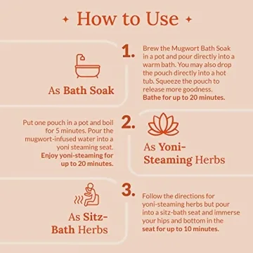 Riley House Mugwort Herbal Bath Soak for Women