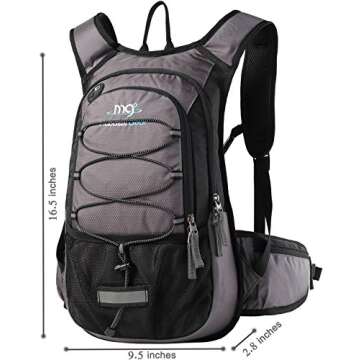 Insulated Hydration Backpack Pack with 2L BPA Free Bladder - Keeps Liquid Cool up to 4 Hours – for...