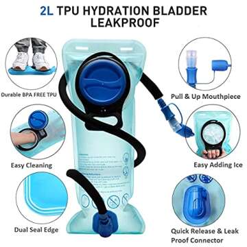 Insulated Hydration Backpack for Outdoor Activities