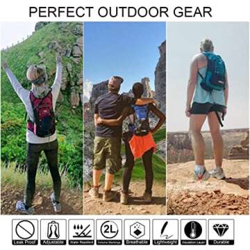 Insulated Hydration Backpack for Outdoor Activities