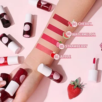 Yocisku Waterproof Lip Tint Set for Radiant Color
