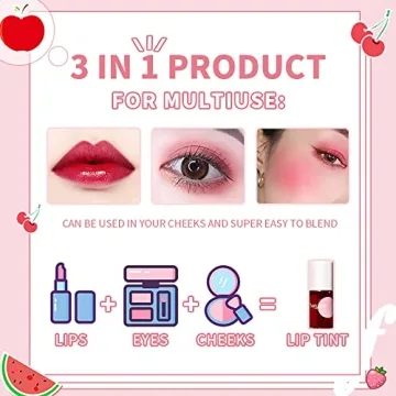 Yocisku Waterproof Lip Tint Set for Radiant Color