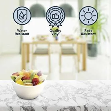 Instant Granite Self-Adhesive Vinyl Sheets for Countertops