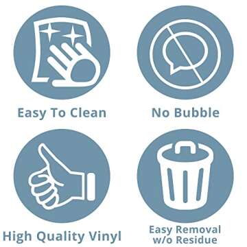 Instant Granite 36” x 216” Countertop Vinyl Laminate Sheet | Peel & Stick | Durable Self-Adhesive Paper Resists Heat, Stains, Water | Kitchen & Bath | Marble Design | Grey (18ft)