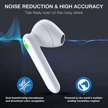 Timekettle WT2 Edge W3 Translator Device, Bidirection Simultaneous Translation, Translator Earbuds with 40 Languages, Offline Translator, Fast Reaction with Revolutionary Al Tech, Offline Version