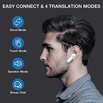 Timekettle WT2 Edge W3 Translator Device, Bidirection Simultaneous Translation, Translator Earbuds with 40 Languages, Offline Translator, Fast Reaction with Revolutionary Al Tech, Offline Version