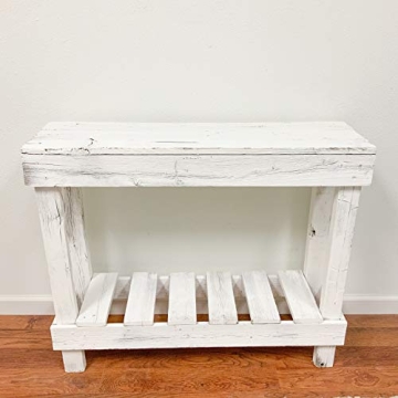 Rustic Barnwood Entry Sofa Table by Del Hutson Designs
