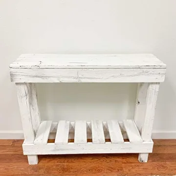 Rustic Barnwood Entry Sofa Table by Del Hutson Designs