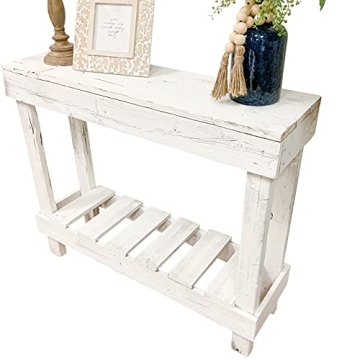 Rustic Barnwood Entry Sofa Table by Del Hutson Designs