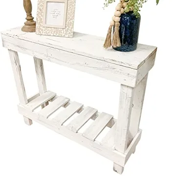 Rustic Barnwood Entry Sofa Table by Del Hutson Designs