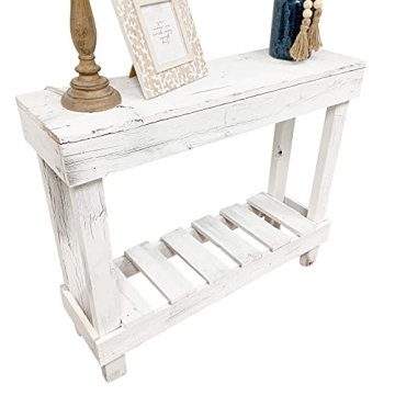 Rustic Barnwood Entry Sofa Table by Del Hutson Designs