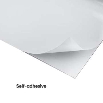 PP OPOUNT 7200 PCS Self-Adhesive Mosaic Tiles, Mirror Mosaics Tiles for Craft Decoration, Indoor Decoration, DIY Disco Ball, Vase, Etc (5 x 5 mm)