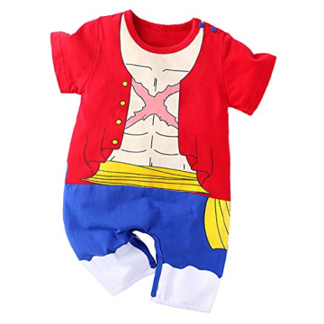 Baby Boys' Cartoon Romper with Hat for Parties and Photos