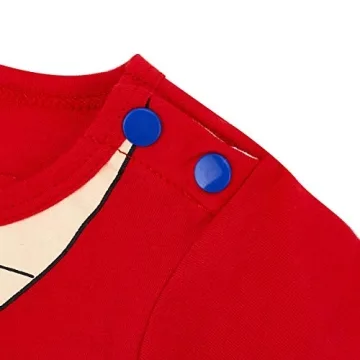 Baby Boys' Cartoon Romper with Hat for Parties and Photos