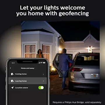 Philips Hue Lucca Outdoor Wall Light for Smart Homes