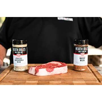 Heath Riles BBQ Steak Cooking Bundle - 3 Award Winning Rubs