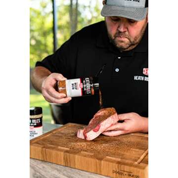 Heath Riles BBQ Steak Cooking Bundle - 3 Award Winning Rubs