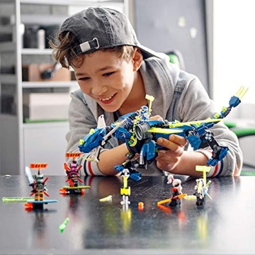 LEGO NINJAGO Jay’s Cyber Dragon Action Toy Building Kit