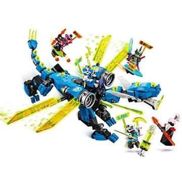 LEGO NINJAGO Jay’s Cyber Dragon Action Toy Building Kit