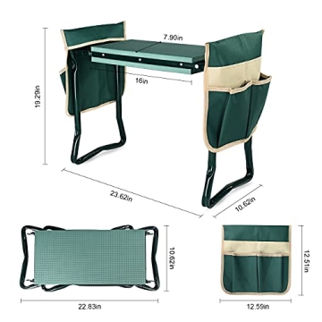 KVR Garden Kneeler and Seat for Comfortable Gardening