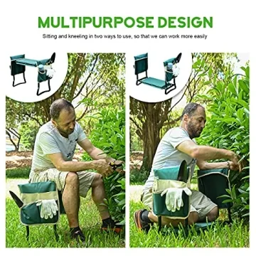 KVR Garden Kneeler and Seat for Comfortable Gardening