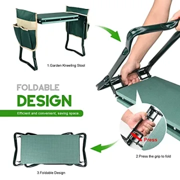 KVR Garden Kneeler and Seat for Comfortable Gardening