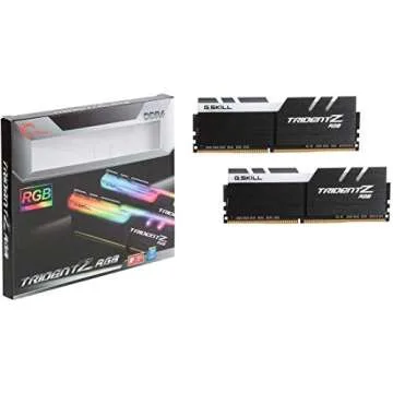 G.SKILL Trident Z RGB Series (Intel XMP) DDR4 RAM 16GB (2x8GB) 3600MT/s CL17-18-18-38 1.35V Desktop Computer Memory UDIMM (F4-3600C17D-16GTZR)
