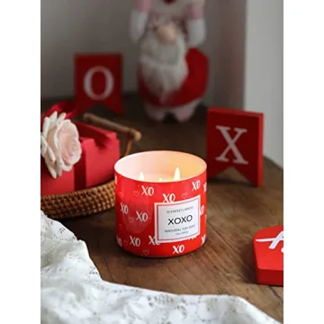 Valentine’s Day Large 3 Wick Natural Soy Candle Gift