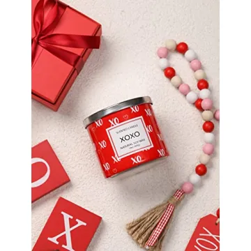 Valentine’s Day Large 3 Wick Natural Soy Candle Gift