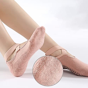 Yinxily Non Slip Yoga Socks for Women with Grip