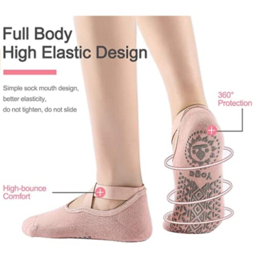 Yinxily Non Slip Yoga Socks for Women with Grip