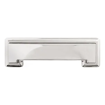 Hickory Hardware 10 Pack Solid Core Kitchen Cabinet Pulls, Stylish Polished Nickel Handles for Home ...