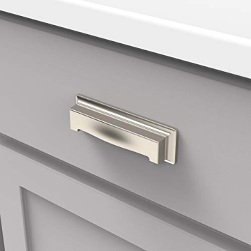 Hickory Hardware Polished Nickel Cabinet Pulls for Modern Homes