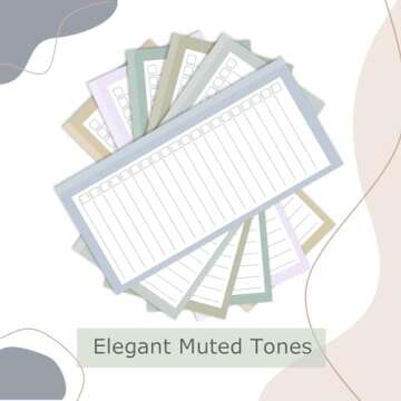 BIPEND Magnetic Notepads - 6 Pack for Grocery List