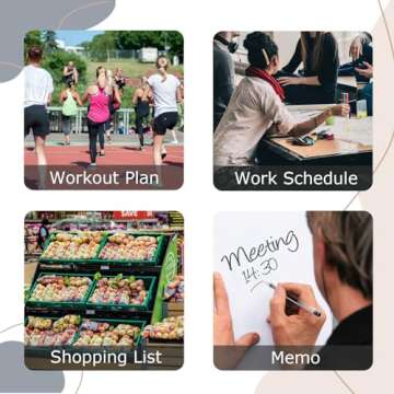 BIPEND Magnetic Notepads - 6 Pack for Grocery List