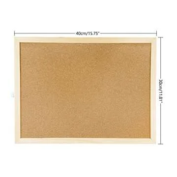 GDMINLO Cork Board 15.7"x11.81" for Office Home and School