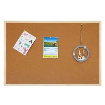 GDMINLO Cork Board 15.7"x11.81" for Office Home and School