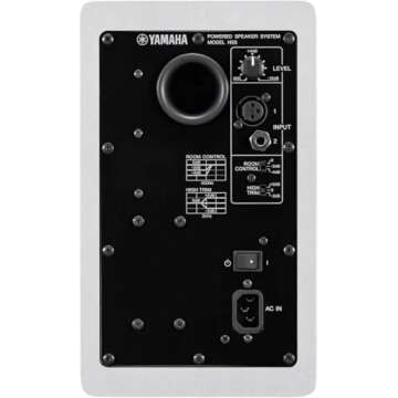 Yamaha HS5 W 5-Inch Powered Studio Monitor Speaker, White