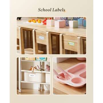 NIIMBOT D101 Label Makers with 1 Roll 0.47''x1.57'' Tape, Portable Smart Sticker Printer for Home Office School Use, Mobile Phone Editable, Adjustable Print Width 0.5 to 1 Inch, White