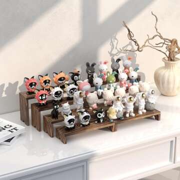 Elegant Wooden Display Stands for Events and Home