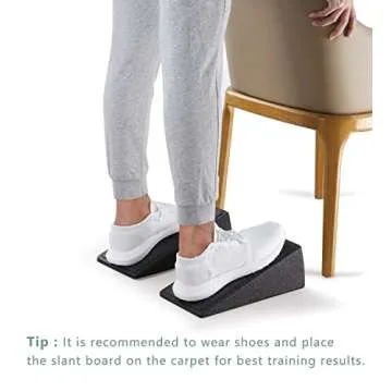 Slant Board 3pcs 12''Squat Wedge Calf Stretcher for Physical Therapy Equipment Plantar Fasciitis,Heel, Foot Stretching, Shin Splint, and Calf Stretch Wedge Improve Lower Leg