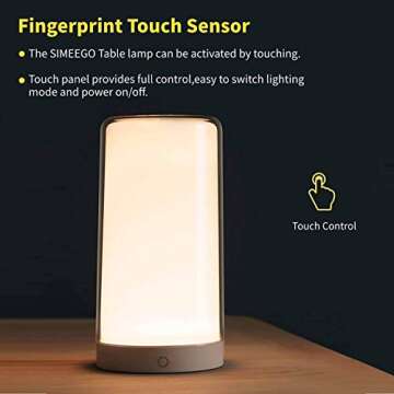 SIMEEGO Touch-Sensitive Dimmable Night Light for All