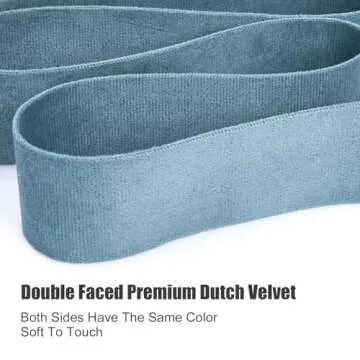 High-Quality Double-Faced Brown Velvet Ribbon for Crafting