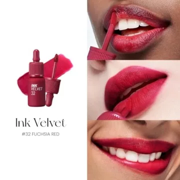Peripera Ink the Velvet Lip Tint - Fuchsia Red Longwear