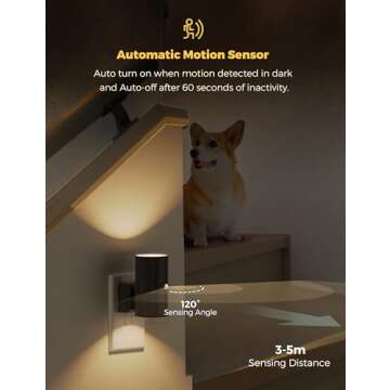 L LOHAS LED Motion Sensor Night Light Plug in, 2 Pack, Motion Activated Night Light, 0-100LM Dimmable, 3000K Soft White, Motion Sensor Light Indoor for Bathroom Hallway Bedroom Stairway Kids Elderly