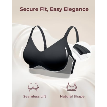 Momcozy Nursing Bra for Breastfeeding Comfort and Support