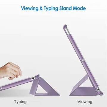 JETech Case for iPad 10.2-Inch (2021/2020/2019 Model, 9/8/7 Generation), Auto Wake/Sleep Cover (Light Purple)