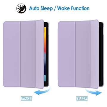 JETech Case for iPad 10.2-Inch (2021/2020/2019 Model, 9/8/7 Generation), Auto Wake/Sleep Cover (Light Purple)